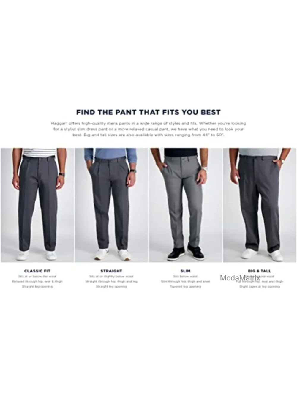 Classic Fit Flat Front Stretch Cotton Dress Pants
